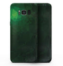 Abstract Green Geometric Shapes - Samsung Galaxy S8 Full-Body Skin Kit