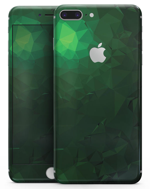 Abstract Green Geometric Shapes - Skin-kit for the iPhone 8 or 8 Plus