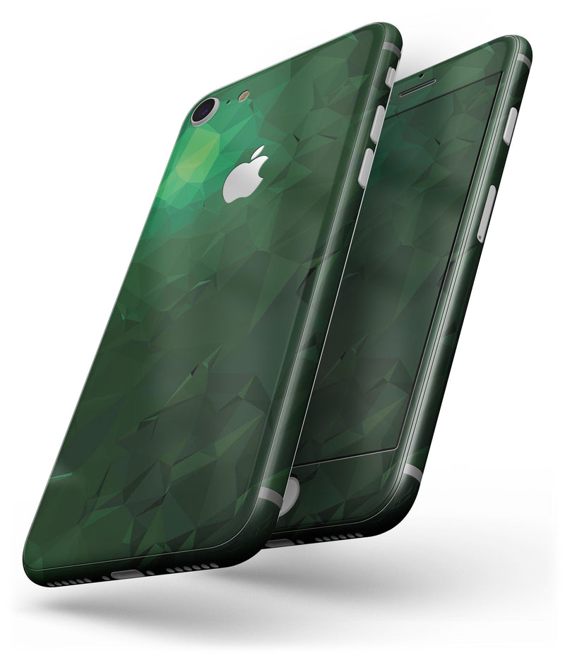 Abstract Green Geometric Shapes - Skin-kit for the iPhone 8 or 8 Plus