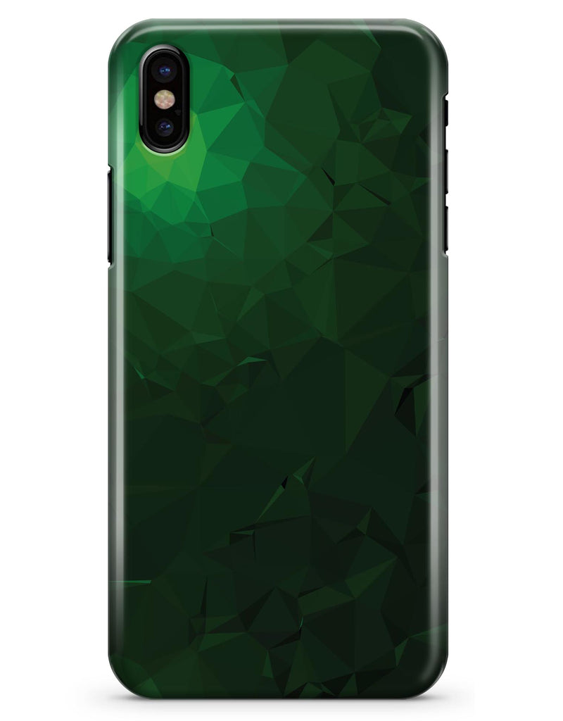 Abstract Green Geometric Shapes - iPhone X Clipit Case
