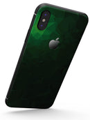Abstract Green Geometric Shapes - iPhone X Skin-Kit