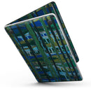 MacBook Pro with Touch Bar Skin Kit - Abstract_Green_Plaid_Paint_Wall-MacBook_13_Touch_V6.jpg?