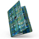 MacBook Pro with Touch Bar Skin Kit - Abstract_Green_Plaid_Paint_Wall-MacBook_13_Touch_V7.jpg?