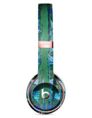 Abstract Green Plaid Paint Wall Full-Body Skin Kit for the Beats by Dre Solo 3 Wireless Headphones