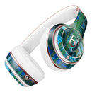 Abstract Green Plaid Paint Wall Full-Body Skin Kit for the Beats by Dre Solo 3 Wireless Headphones