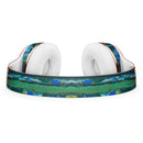 Abstract Green Plaid Paint Wall Full-Body Skin Kit for the Beats by Dre Solo 3 Wireless Headphones