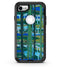 Abstract Green Plaid Paint Wall - iPhone 7 or 8 OtterBox Case & Skin Kits