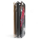Abstract Grungy Oil Mess iPhone 6/6s or 6/6s Plus 2-Piece Hybrid INK-Fuzed Case