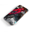 Abstract Grungy Oil Mess iPhone 6/6s or 6/6s Plus 2-Piece Hybrid INK-Fuzed Case