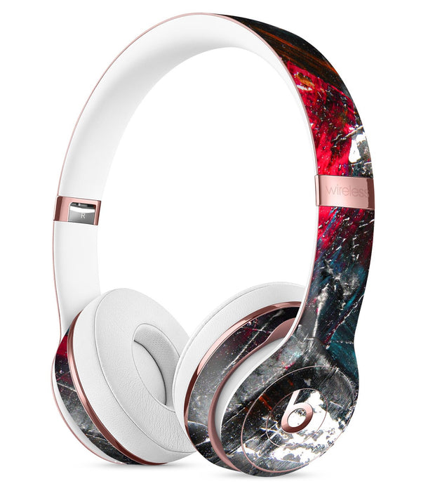 Abstract Grungy Oil Mess Full-Body Skin Kit for the Beats by Dre Solo 3 Wireless Headphones