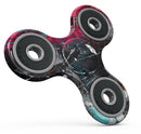 Abstract Grungy Oil Mess Full-Body Fidget Spinner Skin-Kit