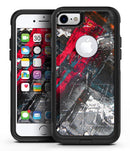 Abstract Grungy Oil Mess - iPhone 7 or 7 Plus Commuter Case Skin Kit