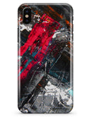 Abstract Grungy Oil Mess - iPhone X Clipit Case