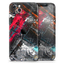 Abstract Grungy Oil Mess  - Protective Skin Wrap & Decal – Compatible with iPhone SE to iPhone 17 Pro Max (All Models)