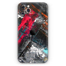 Abstract Grungy Oil Mess  - Protective Skin Wrap & Decal – Compatible with iPhone SE to iPhone 17 Pro Max (All Models)