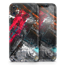 Abstract Grungy Oil Mess  - Protective Skin Wrap & Decal – Compatible with iPhone SE to iPhone 17 Pro Max (All Models)