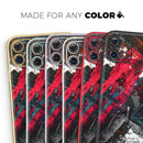 Abstract Grungy Oil Mess  - Protective Skin Wrap & Decal – Compatible with iPhone SE to iPhone 17 Pro Max (All Models)