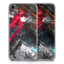 Abstract Grungy Oil Mess - Skin-Kit for the Apple iPhone XR, XS MAX, XS/X, 8/8+, 7/7+, 5/5S/SE (All iPhones Available)