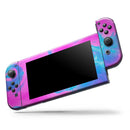 Abstract Iridescent Vivid Pink Swirl // Skin Decal Wrap Kit for Nintendo Switch Console & Dock, Joy-Cons, Pro Controller, Lite, 3DS XL, 2DS XL, DSi, or Wii - Vinyl Skin Wrap for Nintendo Switch 2, OLED, Lite, Pro Controller, Wii & Classic Handhelds
