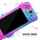 Abstract Iridescent Vivid Pink Swirl // Skin Decal Wrap Kit for Nintendo Switch Console & Dock, Joy-Cons, Pro Controller, Lite, 3DS XL, 2DS XL, DSi, or Wii - Vinyl Skin Wrap for Nintendo Switch 2, OLED, Lite, Pro Controller, Wii & Classic Handhelds