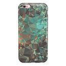 Abstract MultiColor Geometric Shapes Pattern iPhone 6/6s or 6/6s Plus 2-Piece Hybrid INK-Fuzed Case