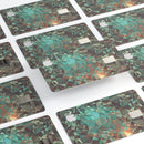 Abstract MultiColor Geometric Shapes Pattern - Premium Protective Decal Skin-Kit for the Apple Credit Card