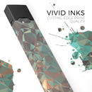 Abstract MultiColor Geometric Shapes Pattern - Premium Decal Protective Skin-Wrap Sticker compatible with the Juul Labs vaping device