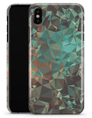 Abstract MultiColor Geometric Shapes Pattern - iPhone X Clipit Case