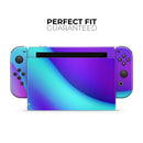 Abstract Neon Wave V10 // Skin Decal Wrap Kit for Nintendo Switch Console & Dock, Joy-Cons, Pro Controller, Lite, 3DS XL, 2DS XL, DSi, or Wii
