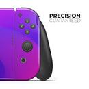 Abstract Neon Wave V11 // Skin Decal Wrap Kit for Nintendo Switch Console & Dock, Joy-Cons, Pro Controller, Lite, 3DS XL, 2DS XL, DSi, or Wii