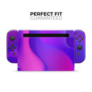 Abstract Neon Wave V11 // Skin Decal Wrap Kit for Nintendo Switch Console & Dock, Joy-Cons, Pro Controller, Lite, 3DS XL, 2DS XL, DSi, or Wii