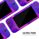 Abstract Neon Wave V11 // Skin Decal Wrap Kit for Nintendo Switch Console & Dock, Joy-Cons, Pro Controller, Lite, 3DS XL, 2DS XL, DSi, or Wii