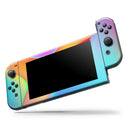 Abstract Neon Wave V2 // Skin Decal Wrap Kit for Nintendo Switch Console & Dock, Joy-Cons, Pro Controller, Lite, 3DS XL, 2DS XL, DSi, or Wii - Vinyl Skin Wrap for Nintendo Switch 2, OLED, Lite, Pro Controller, Wii & Classic Handhelds