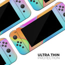 Abstract Neon Wave V2 // Skin Decal Wrap Kit for Nintendo Switch Console & Dock, Joy-Cons, Pro Controller, Lite, 3DS XL, 2DS XL, DSi, or Wii - Vinyl Skin Wrap for Nintendo Switch 2, OLED, Lite, Pro Controller, Wii & Classic Handhelds