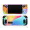 Abstract Neon Wave V2 // Full Body Skin Decal Wrap Kit for the Steam Deck handheld gaming computer