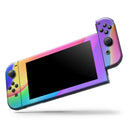 Abstract Neon Wave V3 // Skin Decal Wrap Kit for Nintendo Switch Console & Dock, Joy-Cons, Pro Controller, Lite, 3DS XL, 2DS XL, DSi, or Wii - Vinyl Skin Wrap for Nintendo Switch 2, OLED, Lite, Pro Controller, Wii & Classic Handhelds
