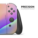 Abstract Neon Wave V4 // Skin Decal Wrap Kit for Nintendo Switch Console & Dock, Joy-Cons, Pro Controller, Lite, 3DS XL, 2DS XL, DSi, or Wii - Vinyl Skin Wrap for Nintendo Switch 2, OLED, Lite, Pro Controller, Wii & Classic Handhelds