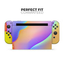 Abstract Neon Wave V4 // Skin Decal Wrap Kit for Nintendo Switch Console & Dock, Joy-Cons, Pro Controller, Lite, 3DS XL, 2DS XL, DSi, or Wii - Vinyl Skin Wrap for Nintendo Switch 2, OLED, Lite, Pro Controller, Wii & Classic Handhelds