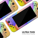 Abstract Neon Wave V4 // Skin Decal Wrap Kit for Nintendo Switch Console & Dock, Joy-Cons, Pro Controller, Lite, 3DS XL, 2DS XL, DSi, or Wii - Vinyl Skin Wrap for Nintendo Switch 2, OLED, Lite, Pro Controller, Wii & Classic Handhelds
