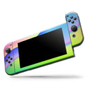 Abstract Neon Wave V5 // Skin Decal Wrap Kit for Nintendo Switch Console & Dock, Joy-Cons, Pro Controller, Lite, 3DS XL, 2DS XL, DSi, or Wii - Vinyl Skin Wrap for Nintendo Switch 2, OLED, Lite, Pro Controller, Wii & Classic Handhelds