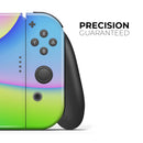 Abstract Neon Wave V5 // Skin Decal Wrap Kit for Nintendo Switch Console & Dock, Joy-Cons, Pro Controller, Lite, 3DS XL, 2DS XL, DSi, or Wii - Vinyl Skin Wrap for Nintendo Switch 2, OLED, Lite, Pro Controller, Wii & Classic Handhelds