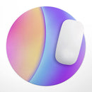 Abstract Neon Wave V6// WaterProof Rubber Foam Backed Anti-Slip Mouse Pad for Home Work Office or Gaming Computer Desk