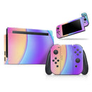 Abstract Neon Wave V6 // Skin Decal Wrap Kit for Nintendo Switch Console & Dock, Joy-Cons, Pro Controller, Lite, 3DS XL, 2DS XL, DSi, or Wii - Vinyl Skin Wrap for Nintendo Switch 2, OLED, Lite, Pro Controller, Wii & Classic Handhelds