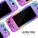 Abstract Neon Wave V6 // Skin Decal Wrap Kit for Nintendo Switch Console & Dock, Joy-Cons, Pro Controller, Lite, 3DS XL, 2DS XL, DSi, or Wii - Vinyl Skin Wrap for Nintendo Switch 2, OLED, Lite, Pro Controller, Wii & Classic Handhelds