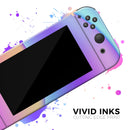 Abstract Neon Wave V6 // Skin Decal Wrap Kit for Nintendo Switch Console & Dock, Joy-Cons, Pro Controller, Lite, 3DS XL, 2DS XL, DSi, or Wii - Vinyl Skin Wrap for Nintendo Switch 2, OLED, Lite, Pro Controller, Wii & Classic Handhelds