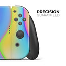 Abstract Neon Wave V7 // Skin Decal Wrap Kit for Nintendo Switch Console & Dock, Joy-Cons, Pro Controller, Lite, 3DS XL, 2DS XL, DSi, or Wii - Vinyl Skin Wrap for Nintendo Switch 2, OLED, Lite, Pro Controller, Wii & Classic Handhelds