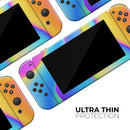 Abstract Neon Wave V7 // Skin Decal Wrap Kit for Nintendo Switch Console & Dock, Joy-Cons, Pro Controller, Lite, 3DS XL, 2DS XL, DSi, or Wii - Vinyl Skin Wrap for Nintendo Switch 2, OLED, Lite, Pro Controller, Wii & Classic Handhelds