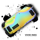 Abstract Neon Wave V8 // Full Body Skin Decal Wrap Kit for the Steam Deck handheld gaming computer