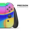 Abstract Neon Wave V9 // Skin Decal Wrap Kit for Nintendo Switch Console & Dock, Joy-Cons, Pro Controller, Lite, 3DS XL, 2DS XL, DSi, or Wii - Vinyl Skin Wrap for Nintendo Switch 2, OLED, Lite, Pro Controller, Wii & Classic Handhelds