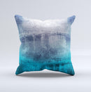 Abstract Oil Painting Ink-Fuzed Decorative Throw Pillow